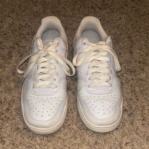 Nike Women's Court Vision Low Barely Grey/White Sneakers